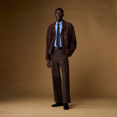 HERMES エルメス  ネクタイ　H シルクツイルタイ 7 cm 《Hツイスト》 | Hermès - エルメス-公式